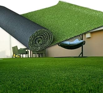 LITA Artificial Grass 7' x 46' (322 Square Feet) Realistic Fake Grass Deluxe Turf Synthetic Turf Thick Lawn Pet Turf -Perfect for Indoor/Outdoor Landscape (20mm high Pile) Customized