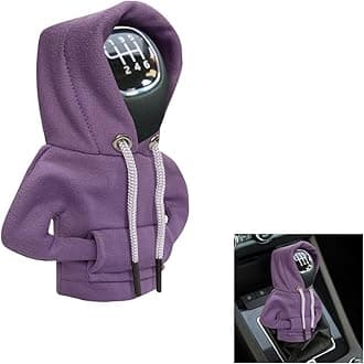 Car Gear Shift Cover, Fashionable Hoodie Car Shift Knob, Winter Warm Gear Shift Knob Cover Sweater Shirt,Auto Interior Accessories Shift Knob,Universal Car Decor Accessories