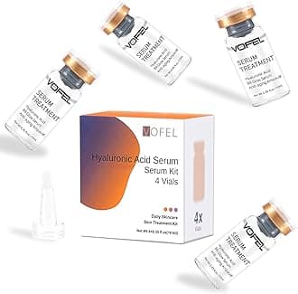 Hyaluronic Acid Serum for Microneedling Serum Ampoules for Face Serum 0.35 oz 4 Vials
