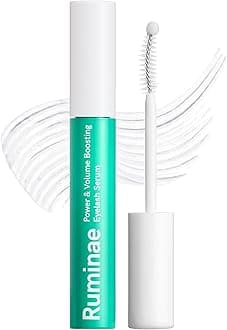 Power and Volume Eyelash Serum | Korean Non-Irritating Lash Serum for Longer, Thicker Lashes & Brows | Vegan-Friendly, Cruelty-Free - Peptides, Biotin, Centella, Hyaluronic Acid, 0.3 fl.oz.