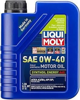 LIQUI MOLY Synthoil Energy A40 SAE 0W-40 | 1 L | Fully synthetic engine oil | SKU: 2049