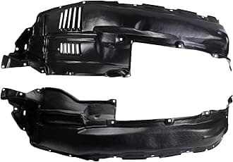 TRQ Front Inner Fender Liner Set Compatible with 2014-2023 Toyota 4Runner TO1248202 TO1249202