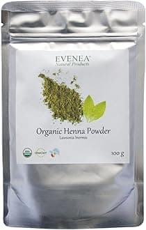 Organic Rajasthani Henna Powder Triple-Sifted Body Art Quality - Pure Natural Hair Coloring Agent - Chemical Free (100g)