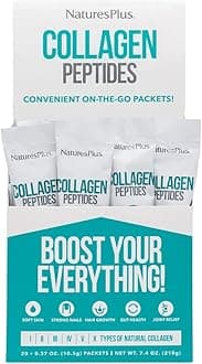 Collagen Peptides - 20 Stick Packets - Hair, Skin, Nail & Joint Health, Immune System Support - Non-GMO, Gluten Free - 20 Servings