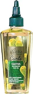 Curls Cactus Hair Oil | 100 ml | for Curls| Split Ends | Promotes Hair Growth, Nourishes & Conditions Hair, Prevents Dandruff | Cactus fruit extract & Shea butter
