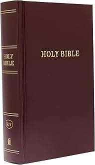 KJV, Pew Bible, Hardcover, Burgundy, Red Letter, Comfort Print: Holy Bible, King James Version