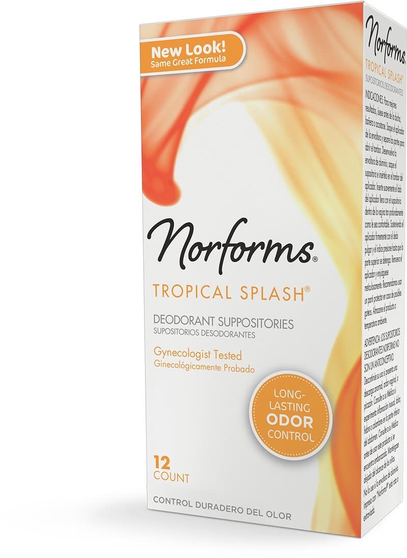 Norforms Beautiful Suppositories Tropical Splash - 12 Count