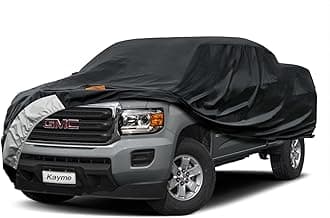 Kayme 7 Layers Truck Cover Fit GMC Canyon (2015-2025) Crew Cab/Extended Cab, Waterproof All Weather, Heavy Duty Outdoor Pickup Truck Cover Sun UV Rain Protection.