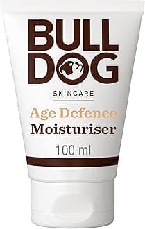 Bulldog Skincare Age Defence Face Moisturiser, Daily Moisturiser for Men to Help Combat Signs of Ageing, 100ml