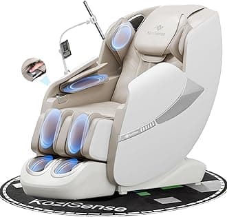 KoziSense A18 3D Massage Chair Full Body, Zero Gravity SL-Track Shiatsu Massage Recliner Chair with Heat, AI Control, Body Scan and Calfrest Extension (Upgraded)