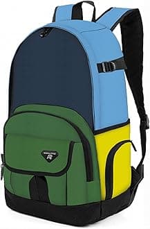 rickyh style School Backpack Travel Bag for Men & Women Lightweight College Back Pack with Laptop Compartmen