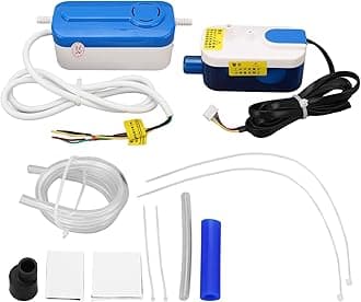 Eujgoov 24L/h HVAC Condensate Pump, AC Condensate Pump ABS Housing Automatic Air Conditioner Condensate Pump AC110‑240V for Furnace Dehumidifier