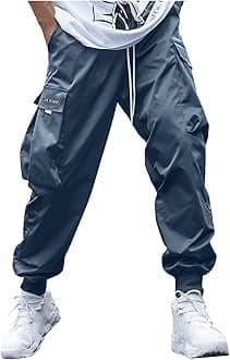 Cargo Pants for Men, Streetwear Hip Hop Pants Cargo Joggers Men Casual Active Sports Sweatpants for Men Women Unisex