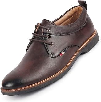 Men Formal Lace Up Oxford Shoes for Office|Meetings|Daily|Comfort|Fashion|Stylish|Parties|Outdoor|Occasions|Lightweight with TPR Welted Sole (6-13 UK)