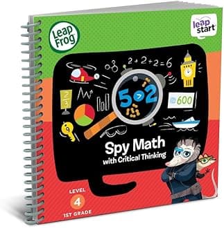 Leapstart Spy Math With Critical Thinking 30+ Page Activity Book , LF 80- 21612