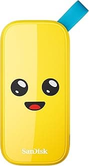 1TB Fortnite Portable SSD, Peely Edition - Up to 800MB/s, USB-C, USB 3.2 Gen 2, Drop Protection - SDSSDE30-1T00-G25F