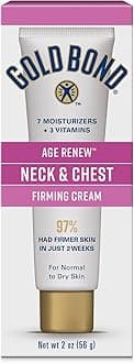 Gold Bond Ultimate Neck & Chest Firming Cream 2 Ounce Moisturizing Lotion With Salicylic Acid, Lasting Hydration, Helps Firm Neck and Chest Skin and Prevent Signs of Premature Aging