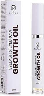 Eyebrow & Eyelash Growth Serum – Natural Formula with Castor Oil, Almond Oil & Vitamin E – Fuller Brows & Longer, Thicker Lashes – For Men & Women – 5ml