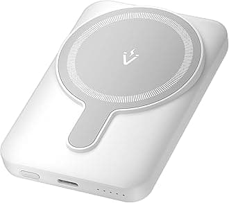 VENTION Magnetic Wireless Power Bank, PD 20W Fast Charging, 15W Wireless, 5000mAh, White