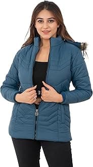 GenericSTUFFLIN Women's Quilted Puffer Jacket Full Sleeves Winter Jacket Girls Winter Wear Jacket