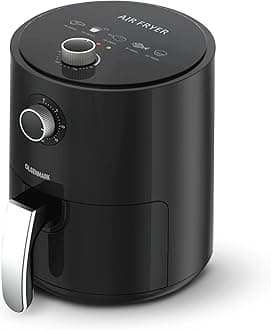 Olsenmark Air Fryer OMAF2448, 1200 W, 2.5 L Capacity with Non-Stick Frying Pot and Tray, Oil Free Cooking, Temperature and Cooking Timer Control Knob