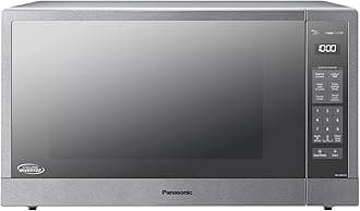 Microwave Oven, Stainless Steel Countertop/Built-In Cyclonic Wave with Inverter Technology and Genius Sensor, 2.2 Cu. Ft, 1250W, NN-SN97JS (Silver)