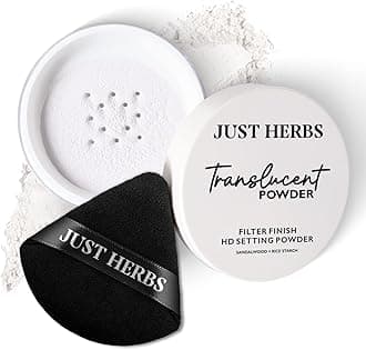 HD Makeup Setting Powder with Sandalwood & Rice Starch (Translucent, 15 g)