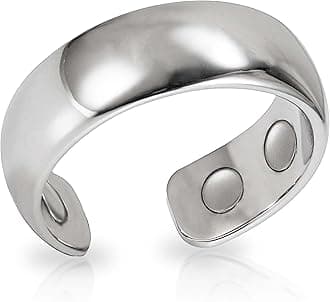 MagnetRX® Magnetic Ring – Elegant Stainless Steel Ring – Magnet Rings for Men