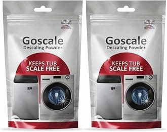 LG Washing Machine Cleaner Descaler Powder Descaling Appliance Quick Drum Descale Deep Cleaning for Semi and Fully Automatic Front and Top Load Tub Clean Pouches 100g Pack of 2