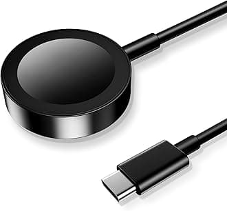 xiwxi Magnetic Charging Cable for Apple Watch Charger,[USB C Port] Wireless iWatch Charger Cables Compatible with iWatch Series Ultra/10/9/8/7/6/SE/SE2/5/4/3/2[6.6FT/2M],Black