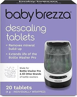 Baby Brezza Descaling Tablets Bottle Washer Pro and ALL BRANDS of Bottle Washers