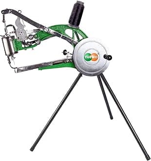 YUEWO Leather Hand Shoe Repair Machine Small Heavy Duty Cobbler Sewing Machine for Manual Sewing Dual Cotton Nylon Line Green