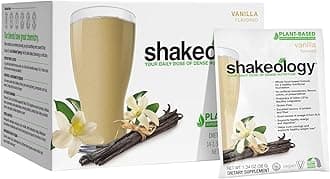 Shakeology Plant-Based Vegan Protein Powder – Gluten-Free Superfood Shake with Vitamins & Minerals – Helps Support Healthy Weight Loss & Gut Health, Vanilla, 14 Individual Packets