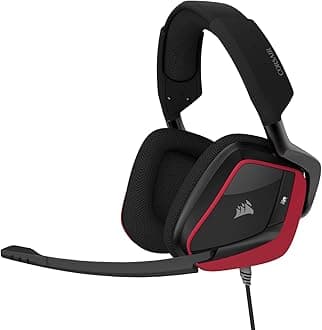 Corsair CA-9011206-NA VOID Elite Surround Premium Gaming Headset with 7.1 Surround Sound, CHERRY