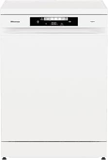Hisense 14 Place Settings Freestanding Standard Dishwasher, White - D Rated, HS642D90WUK, 597 x 599 x 845 mm (L x W x H)