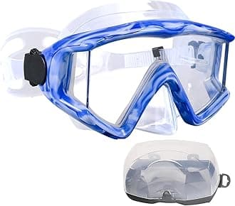Diving mask Anti-Fog Swimming Snorkel mask Suitable for Adults Scuba Dive Swim Snorkeling Goggles Masks