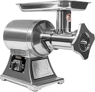 BartonCommercial #22 Meat Grinder w/Cutting Blade 1100W Electric Stainless Steel Mincer Sausage Maker Industrial