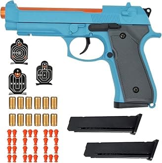 Dreamplay Shell Ejecting Toy Gun, Beretta Model 92 Automatic Pull Back Action...