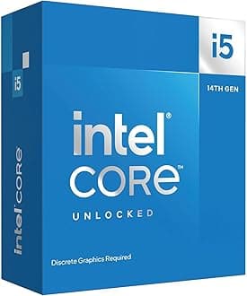 Intel® Core™ i5-14600KF Desktop Processor 14 cores (6 P-cores + 8 E-cores) up to 5.3 GHz