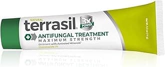 terrasil Clotrimazole Antifungal Cream, Relief for Fungal Yeast Infections, Jock Itch, Athletes Foot, Ringworm for Men & Women, Clinically Proven Treatment of Skin Fungus. FSA - HSA Eligible (0.5oz)