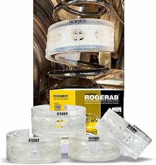 ROGERRogerab For TATA Nexon (4Pcs) Patented,ARAI Tested Car Coil Spring Buffer Kit To Increase Car Height & Comfort.