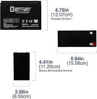 Mighty Max Battery BATTERY RAZOR DIRT QUAD VERSION 1-8 12V 10AH - 2 Pack