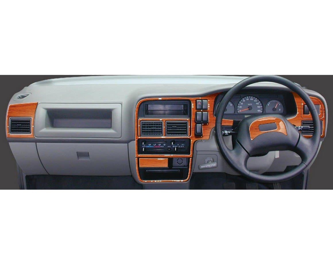 Basic Dashboard Trims for Chevrolet Tavera (Rosewood)