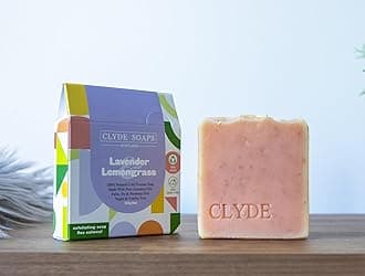 Lavender & Lemongrass Clyde Soaps, Cold Process, Palm Oil & Plastic Free, Eco Gift, UK Handmade Vegan, Cruelty Free, Artisan Soap, Best For Men And Women