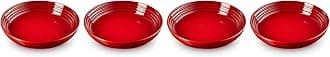 Le Creuset of America PG9005S4-2267 Pasta Bowls (Set of 4), 8.5", Cerise (Cherry Red)