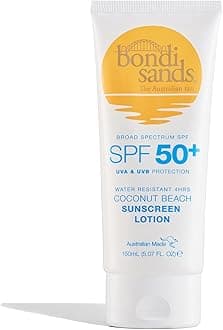 Sunscreen Lotion Spf 50+ | Non-Greasy Broad-Spectrum Formula Moisturises And Protects Skin, Water Resistant Up To 4 Hours, And Cruelty Free, Coconut Beach Scent | 150 Ml/5.07 Oz