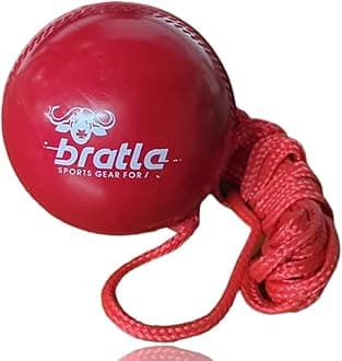 Cricket Best Buy CBB Hanging Cricket Ball with Cord String PVC for Batting Practice