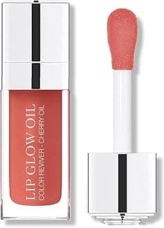 Plumping Lip Oil,Hydrating Lip Gloss Tinted Lip Balm Lip Care Transparent Toot Lip Oil,Big Brush Head Glass Lip Glow Oil Fresh Texture & Non-sticky,Nourishing Repairing Shine Primer Lip Tint(ROSEWOOD)