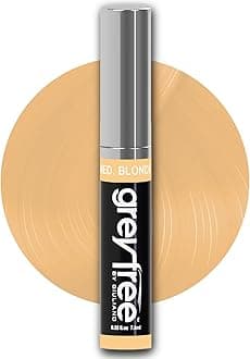 instant Root Touch Up Hair Mascara Temporary Gray Roots Concealer Medium-Blonde (warm tone) Not for concealing dark regrowth 100% gray root coverage