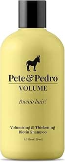 Pete & PedroVolume – Men's Shampoo With Biotin Volumizing and Thickening | As Seen In Shark Tank, 8.5 Oz.